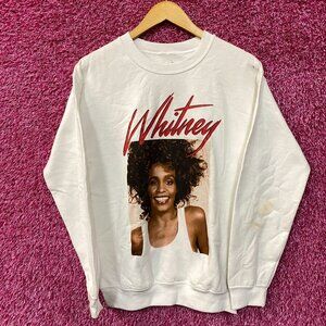 Whitney Houston Self Titled Album Cover Crewneck Sweater Small
